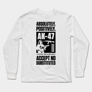 AK-47 Jackie Brown reference (black version) Long Sleeve T-Shirt